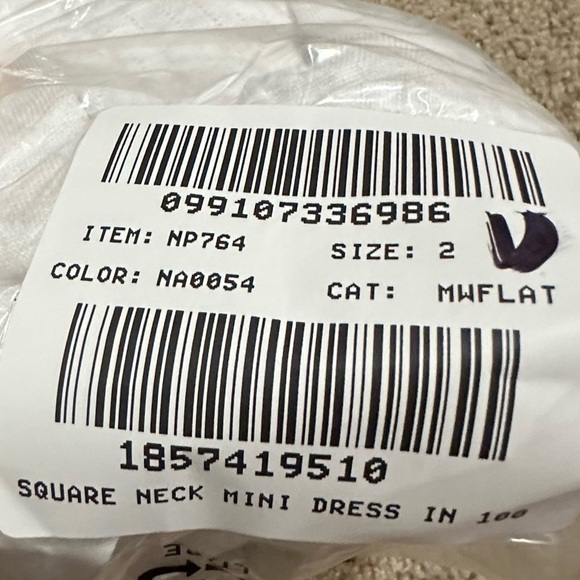 Madewell Square-Neck Mini Dress in 100% Linen - Picture 8 of 8